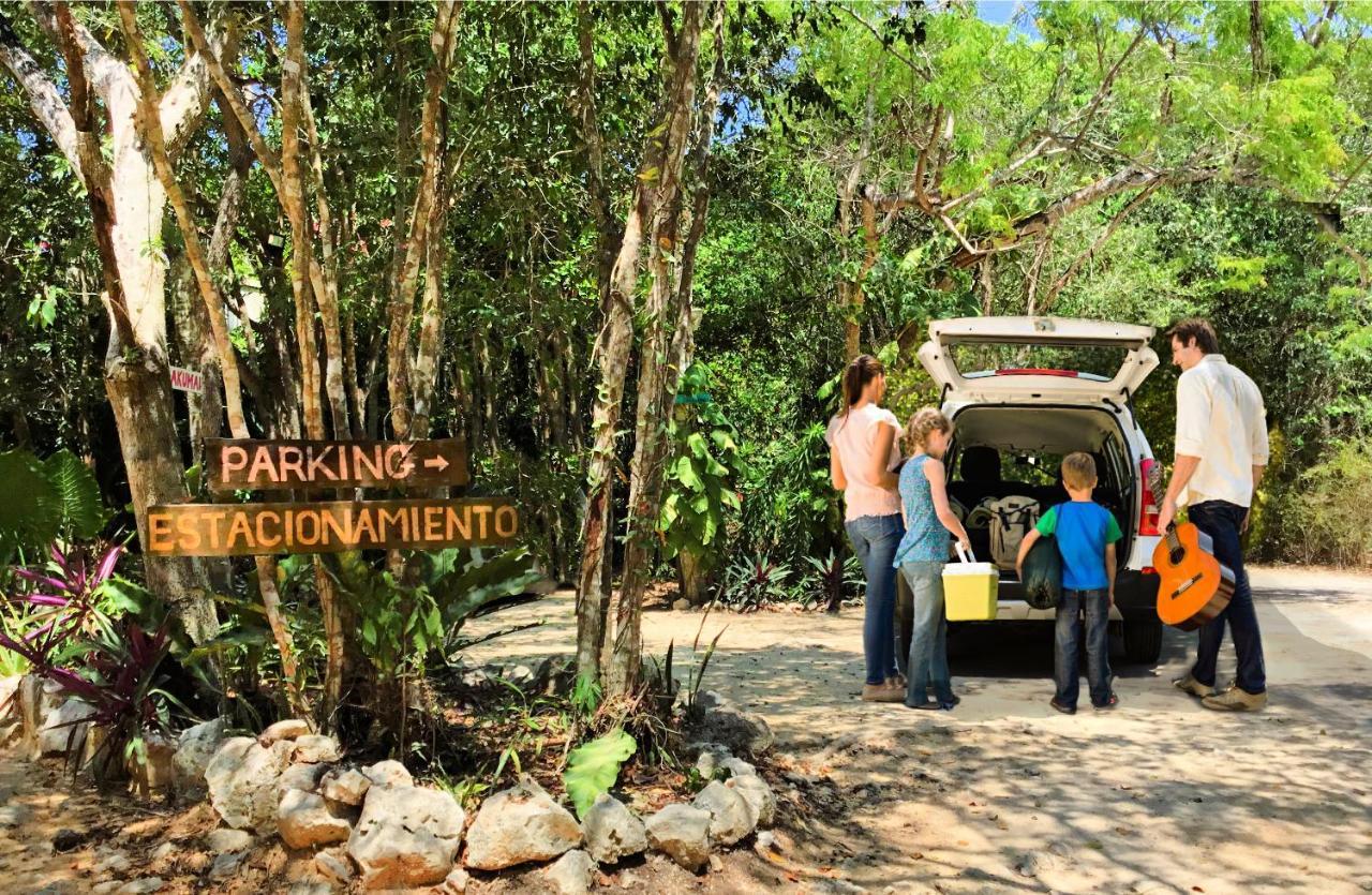 Camp Akumal - Hosted Family Bungalows Exterior foto